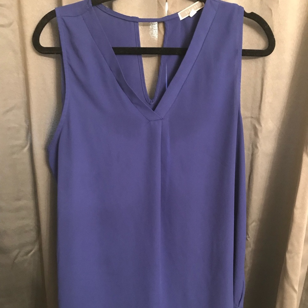 Blue blouse top
